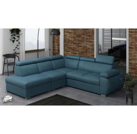 Rohová sedací soustava Bodie II levá modrá