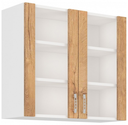 Kuchyňská horní skříňka SALLY 80-GS-72-2F, Dub lefkas Kuchyňská horní skříňka SALLY 80-GS-72-2F, Dub lefkas