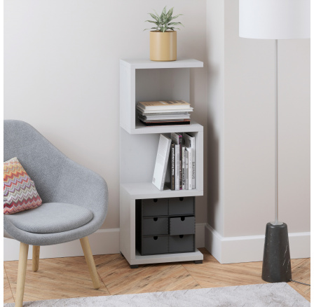 Regál MORI Šedý+Šedý