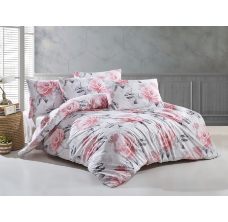 Bavlněný povlak na polštář Ander růžová 50x50