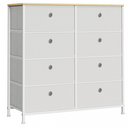 Komoda 80x30x82cm, kov, bílá, AUK-E1024 WT Komoda 80x30x82cm, kov, bílá, AUK-E1024 WT