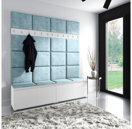 Předsíňová stěna EMI 4, Trinity 22/Bílá Předsíňová stěna EMI 4, Trinity 22/Bílá