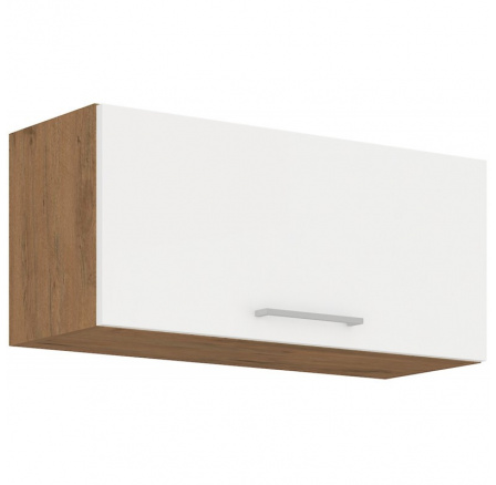 Kuchyňská horní skříňka VEGA 80GU36-1F, Dub lancelot/Bílý lesk Kuchyňská horní skříňka VEGA 80GU36-1F, Dub lancelot/Bílý lesk