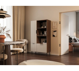 Vitrína ALMERA TYP 4, ořech