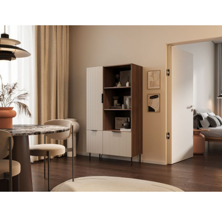 Vitrína ALMERA TYP 4, ořech