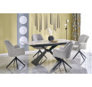 Jídelní stůl LUCIANO, efekt bílého mramoru