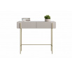 Toaletní stolek Malmi, kašmír / crema bianca / zlaté nožky