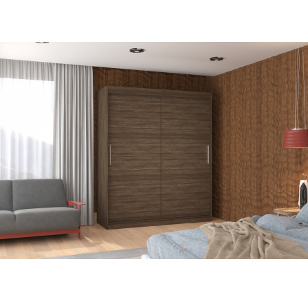 Posuvná skříň LINCOLN 180 Choco+Choco