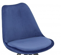 Sedák židle Norden Velvet modrý