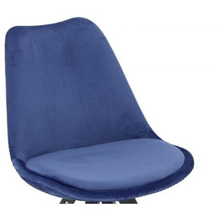 Sedák židle Norden Velvet modrý Sedák židle Norden Velvet modrý