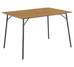 Stůl Peru 120x80cm dub/černý