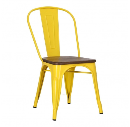Židle Paris Wood žlutá borovice ořech