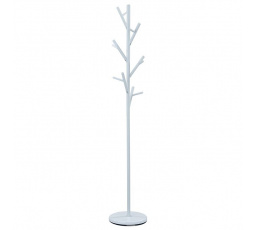 Věšák, kov, bílá, 83766-02A WT