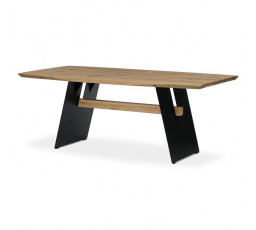 Jídelní stůl 200x100cm, masiv, dub, DS-M200 DUB