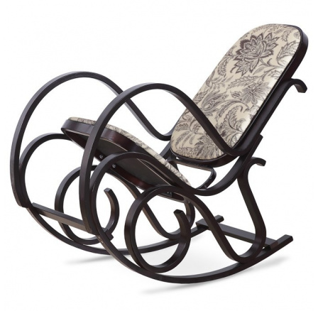 Houpací křeslo, dřevo, hnědá, RK-042 WAL Houpací křeslo, dřevo, hnědá, RK-042 WAL