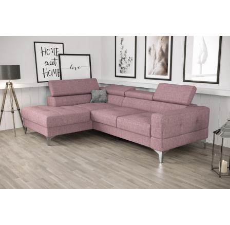 Rohová sedací souprava TOSCANIA MINI s funkcí spaní 170x250 cm - volitelný odstín - levá