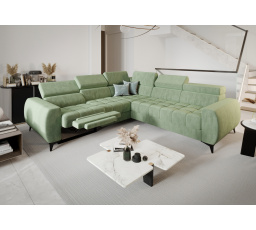 Rohová sedací souprava PORTO II , relax 255X258 cm - levá, volitelný odstín