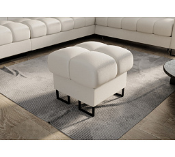 PUFA ASPEN 70x70 CM PŘÍRODNÍ KŮŽE