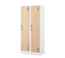 Šatní skříň BHP bílá/dub sonoma: čtyřkomorová Eco Design KACPER, 800 x 1800 x 500 mm