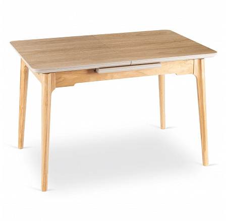 Stůl SAMER Rozkládací Keramický 120-160 cm Dub