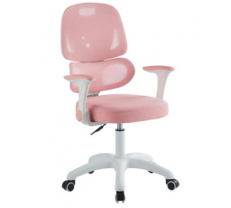 Kancelářské křeslo FB28JB, Růžová/Bílá