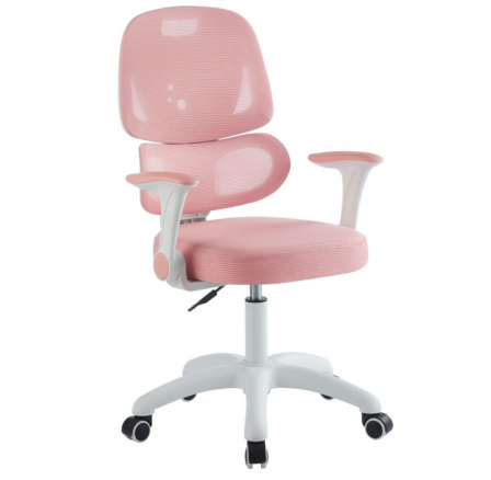 Kancelářské křeslo FB28JB, Růžová/Bílá Kancelářské křeslo FB28JB, Růžová/Bílá