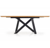 Jídelní stůl CAPITAL, Zlatý dub/Černá