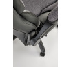 Kancelářské křeslo VALERIO, černé / popelavě šedé