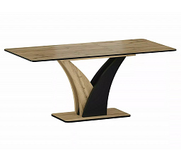 Jídelní stůl VENTO, Dub Artisan/Černá