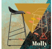 Barová židle Molly černá High