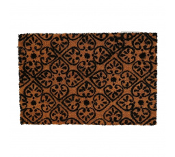 Kokosová rohožka Srdíčka 39x59cm