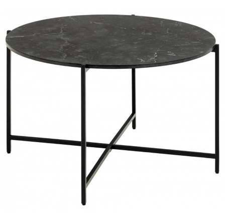 Konferenční stolek Lamoine 70 cm černý