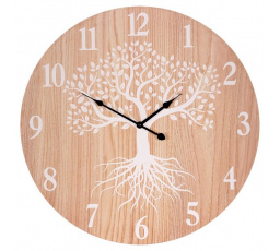 Hodiny nástěnné - pr. 58 cm, MDF, strom života