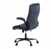 Kancelářské křeslo, houpací mechanismus, modrá ekokůže, KA-Y344 BLUE