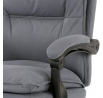 Kancelářské křeslo, výškově nastavitelná, šedá látka, KA-Y350 GREY