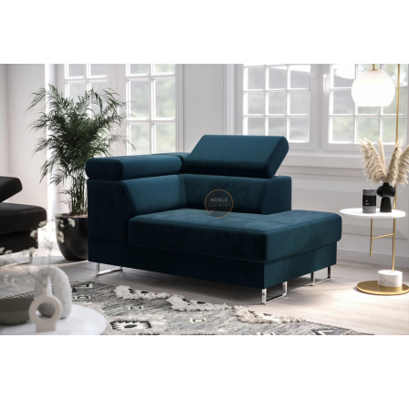 Křeslo lenoška GALAXY - modrá , pravá