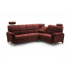 Rohová sedací souprava P Nadia Velva 10 - vínová
