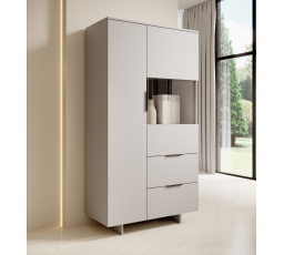 Vitrína ALMA, písková béžová