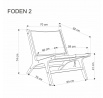 Křeslo FODEN 2, Přírodní