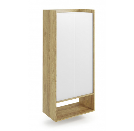 Komoda MOBIUS 2D, přírodní/bílá Komoda MOBIUS 2D, přírodní/bílá