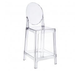 Barová stolička Viki 65 transparentní