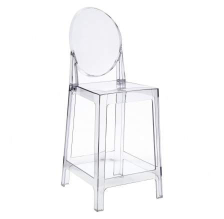 Barová stolička Viki 65 transparentní