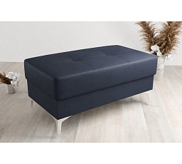 Puf ORION 100x55 cm přírodní kůže