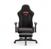 Herní křeslo látkové Starter černo-červené