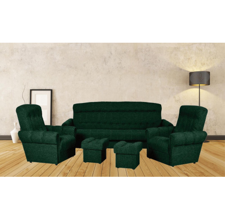 Sedací souprava Simona 3+1+1+2T Malmo 37 zelená