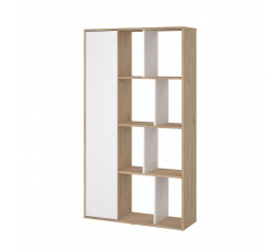 Regál Penta 739, jackson hickory/bílý lesk