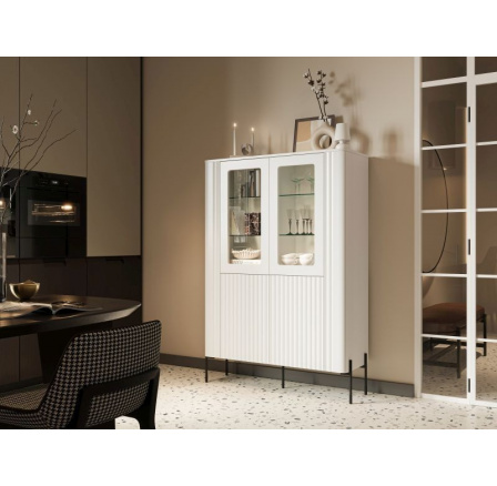 VERA vitrína 110 bílá (1 ks)=2 str. )