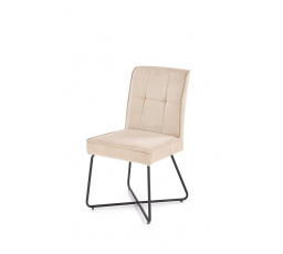 Jídelní židle K534, Béžová/Černá