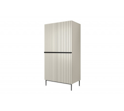 Šatní skříň Nicole, kašmír / černé nohy