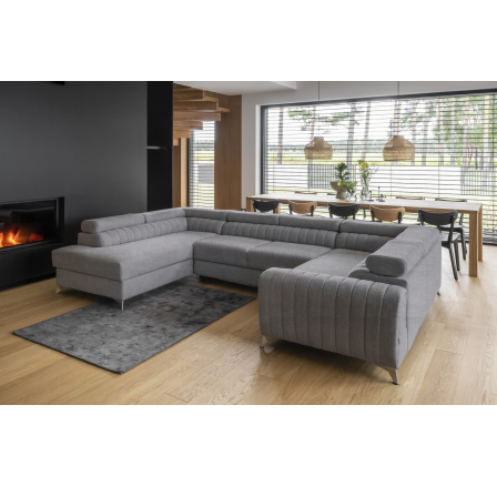 Rohová sedací souprava ve tvaru U LOUIS, Poco 4 Levá Rohová sedací souprava ve tvaru U LOUIS, Poco 4 Levá